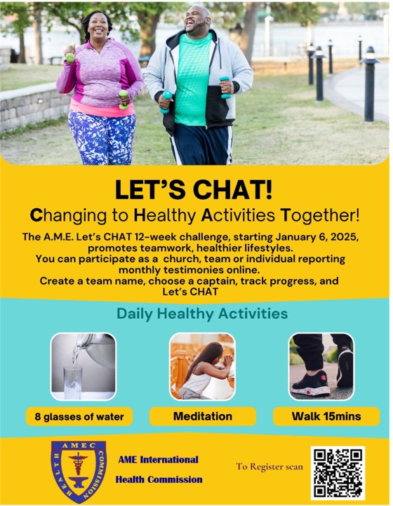 Let’s CHAT - Challenge Healthier Activities Together IHEC